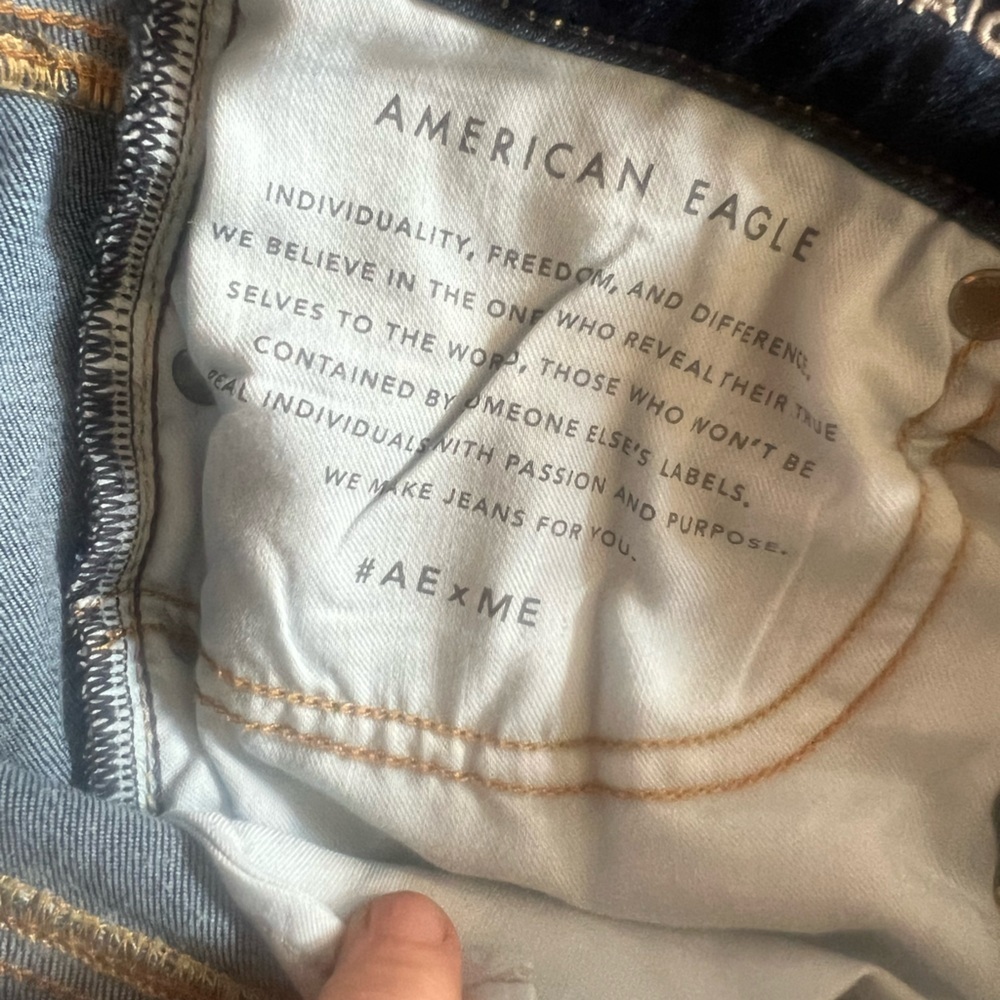 American Eagle, cozy air, flex ladies, jeans, straight size 26 excellent cond - Picture 9 of 15